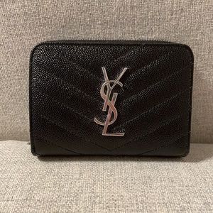 YSL Small Monogram Compact Wallet